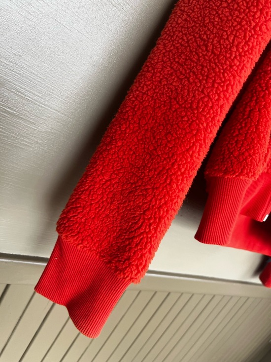 Uniqlo Orange Blocktech Windproof Full zip Sherpa XS - Picture 2 of 9